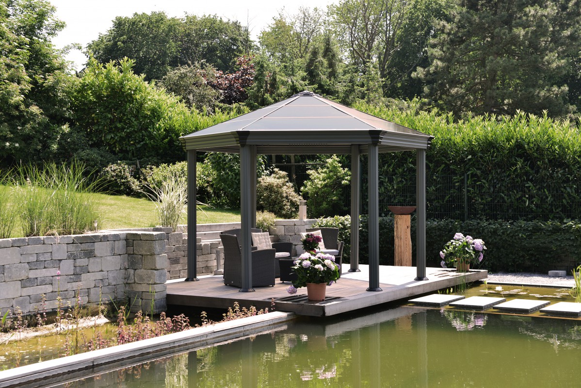 Canopia by Palram Gartenpavillon „Roma“, sechseckig