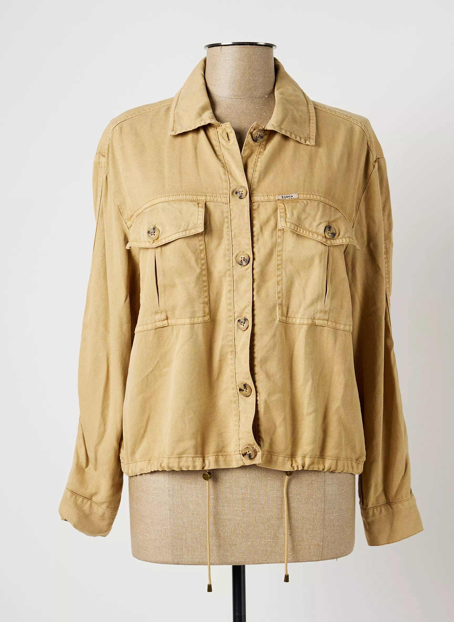 Garcia Vestecasual Femme couleur beige