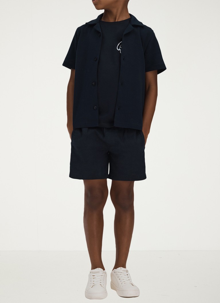 Short en lin coupe droite Reiss Acen