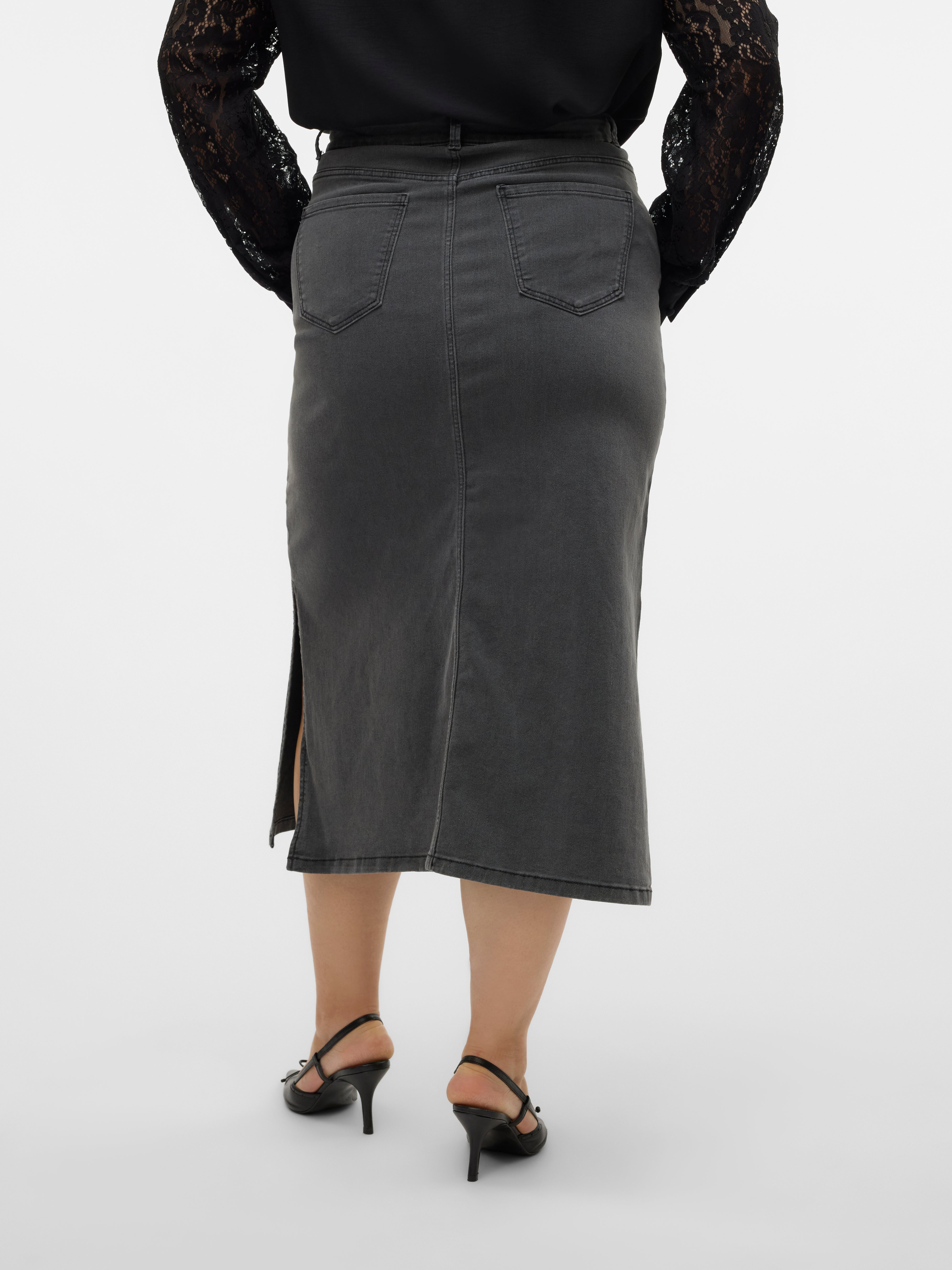 VMCSERENA Hohe Taille Langer Rock