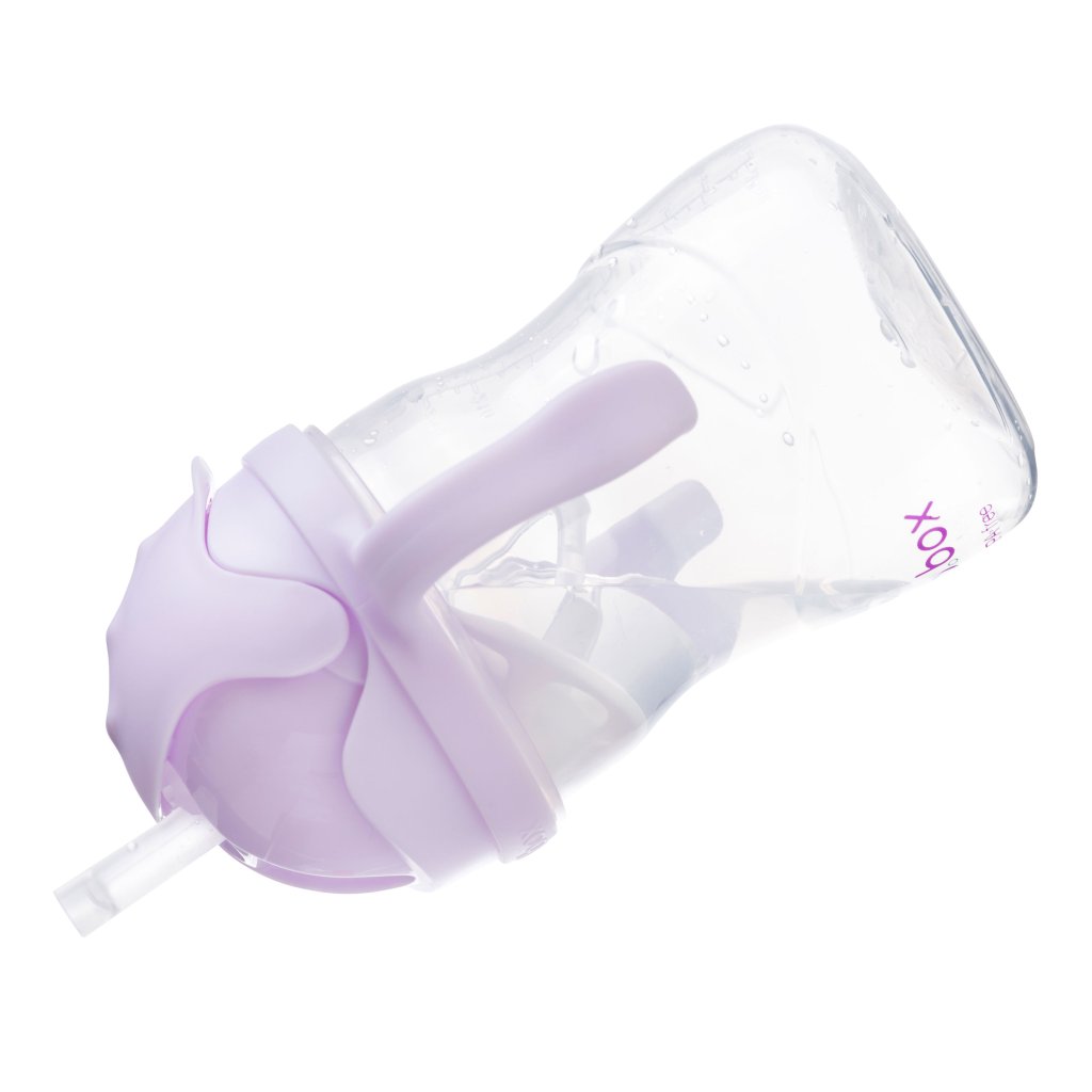 b.box Trinklernflasche mit dynamischen Strohhalm 240 ml – Gelato Brombeer