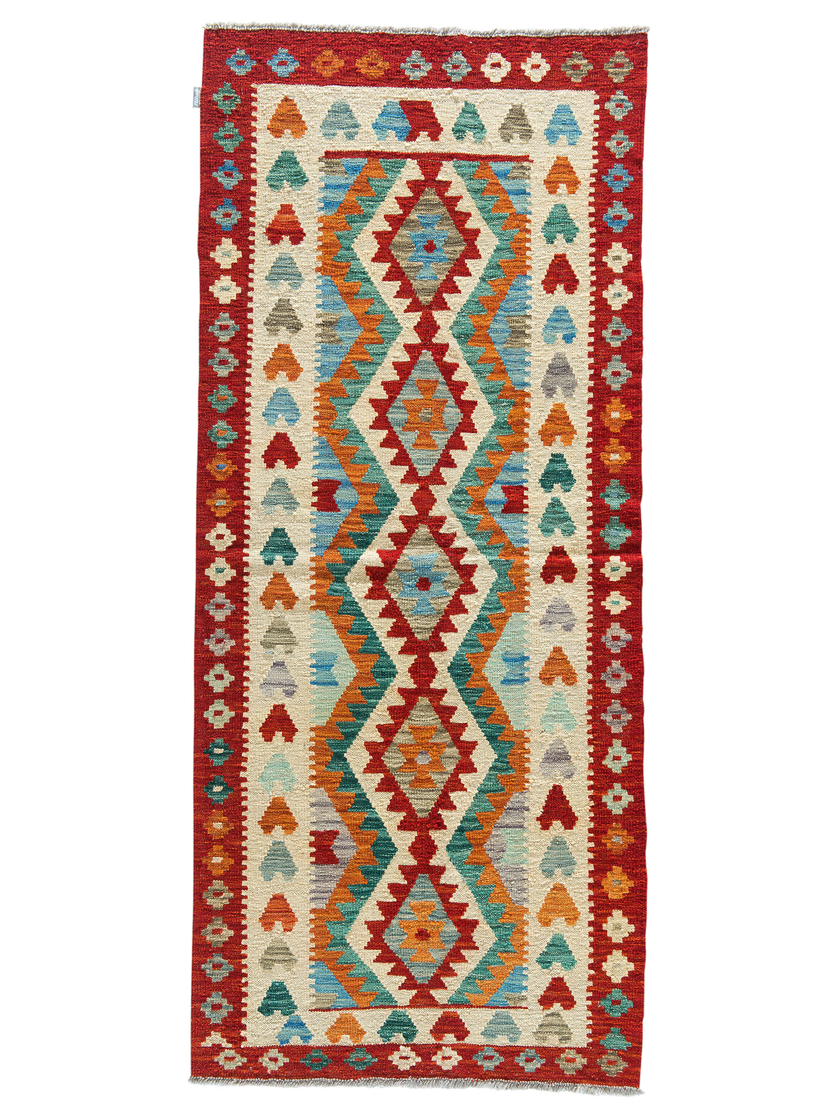 Afghan Kelim ca. 87 x 201 cm, Unikat / Einzelstück