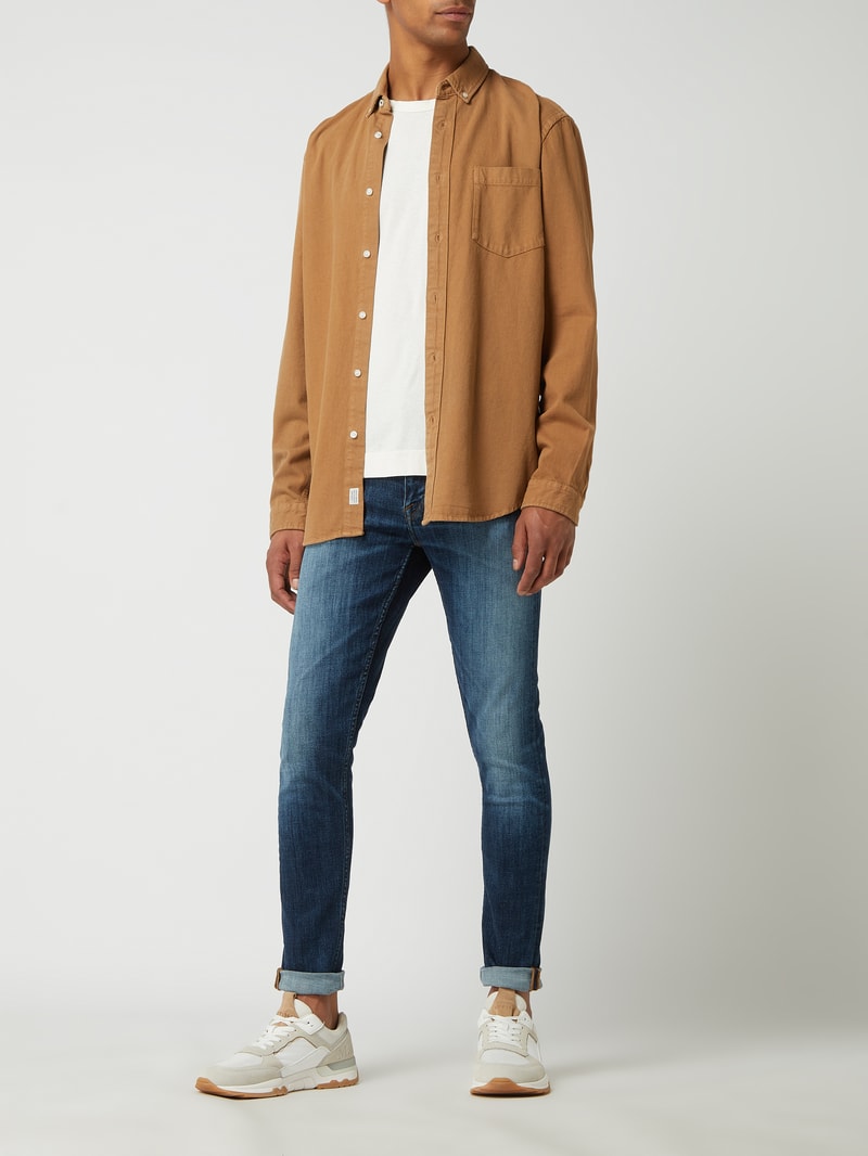 Slim Fit Jeans mit Stretch-Anteil Modell 'Evolve' in dunkelblau