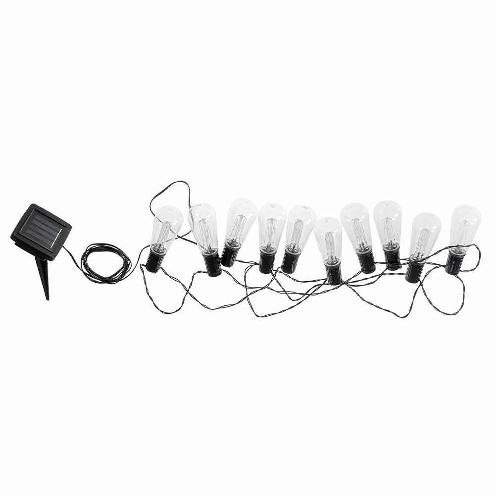 IC Gardenworld LED Solar Lichterkette 10er
