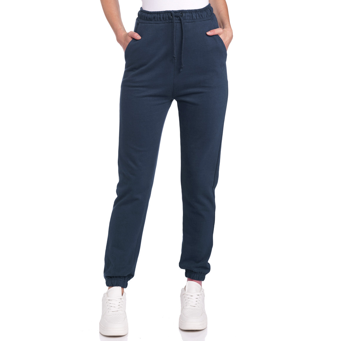 2 Damen Jogginghosen mit Herz-Stickerei