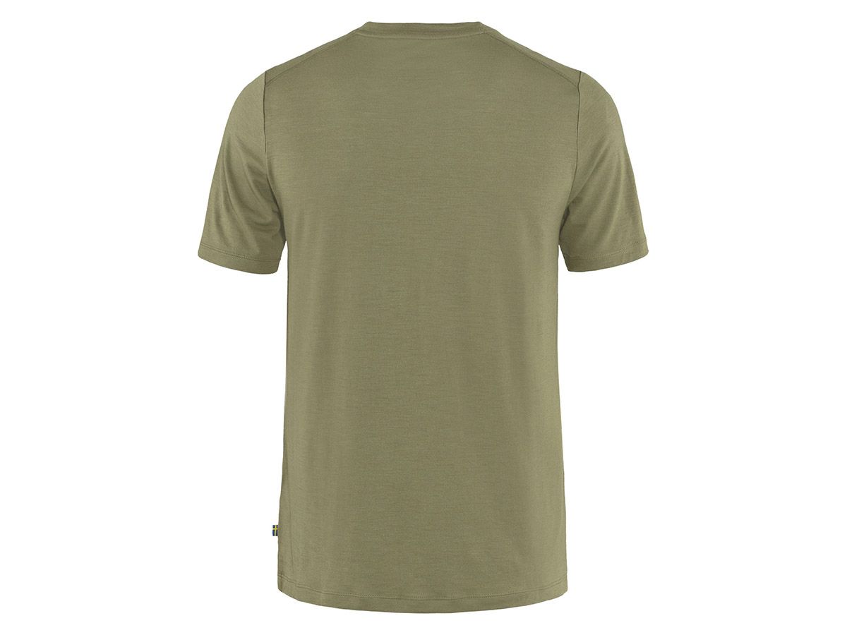 Fjällräven Abisko Wool Classic SS Light Olive Herren T-Shirt