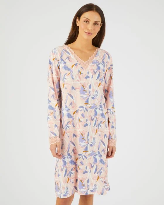 Chemise de nuit maille Thermolactyl recyclée