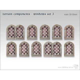 Geländebauteile Fenster Set 3