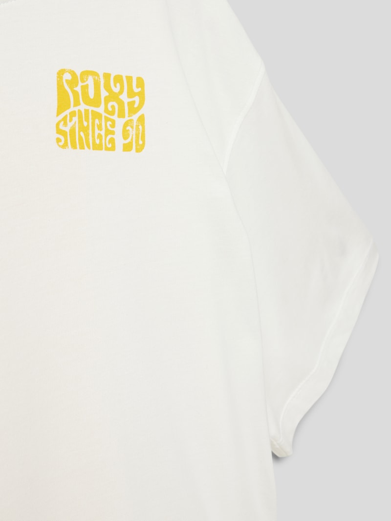 T-Shirt mit rückseitigem Print Modell 'GONE TO CALIFORNIA' in weiß