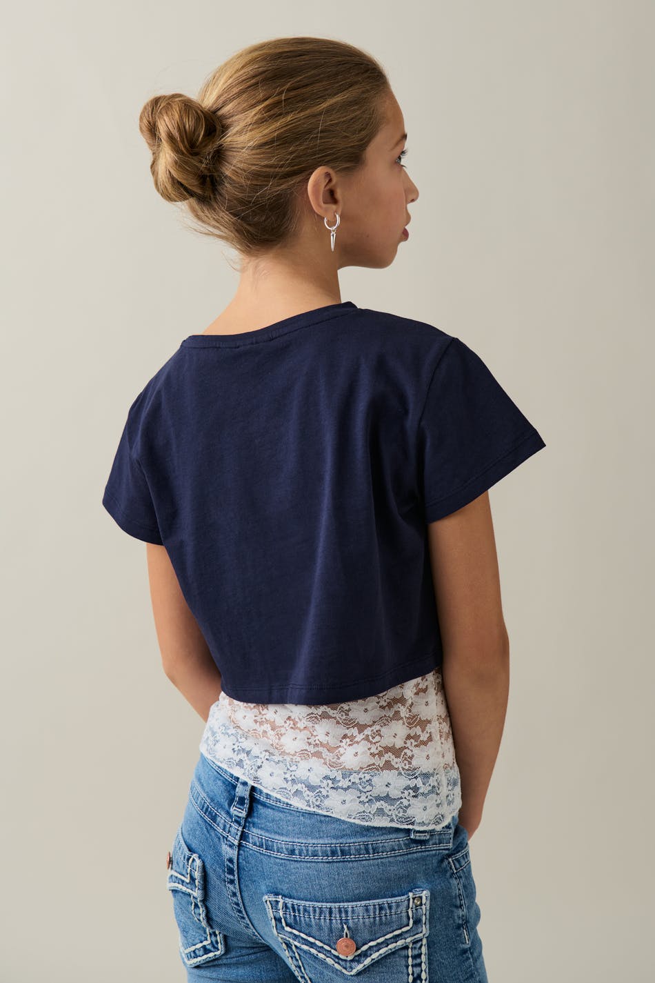Y cropped tee