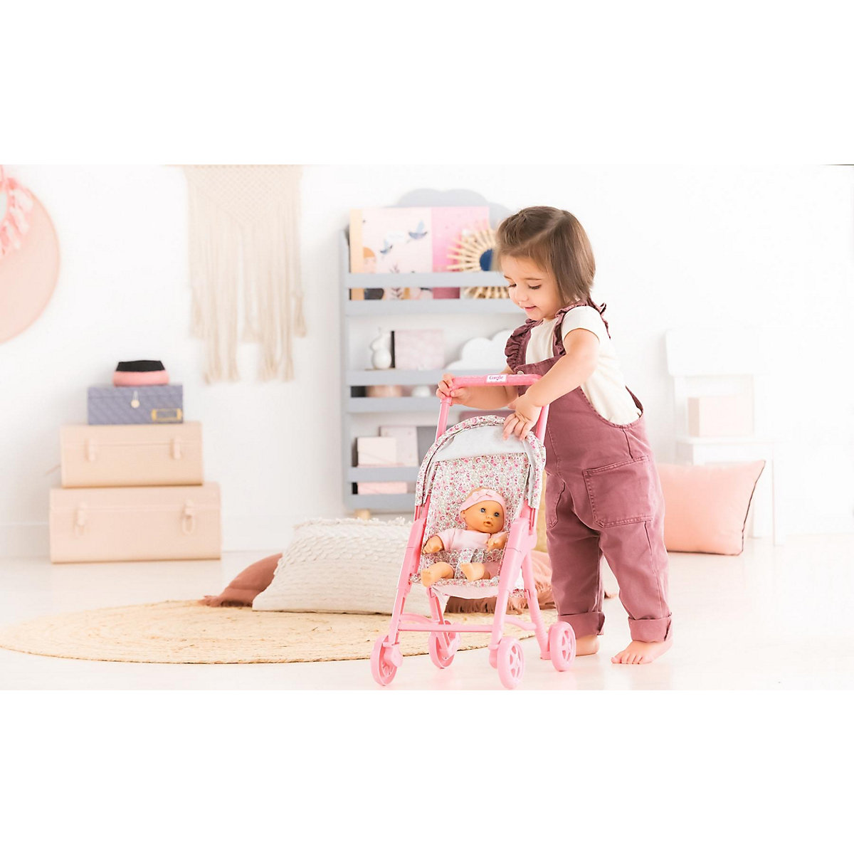 Corolle Mon Premier Poupon - Puppenbuggy Floral, 30 cm