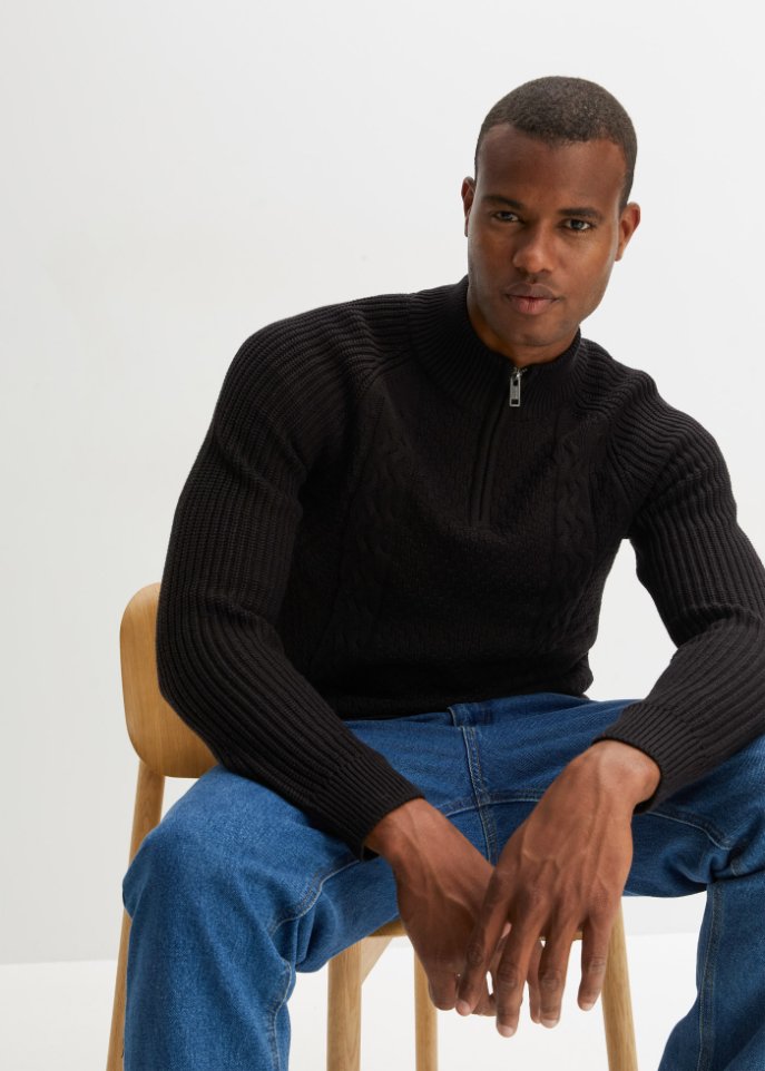 Troyer Pullover mit Komfortschnitt