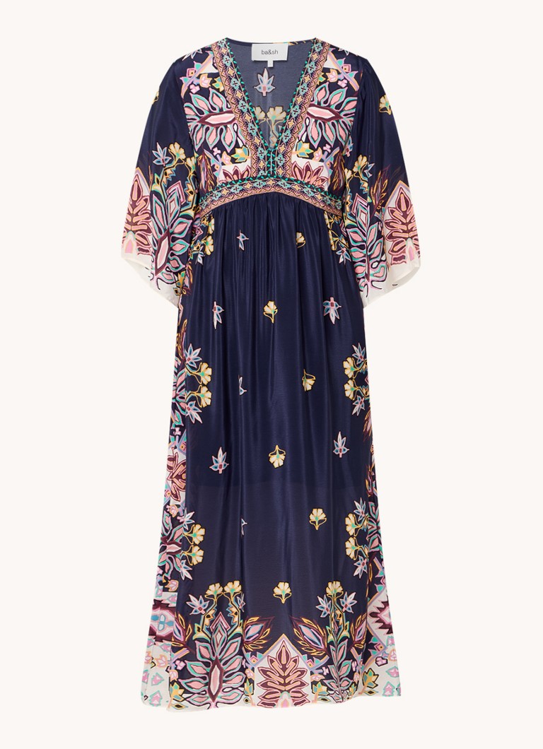Vestido midi estampado Lucia de ba&sh