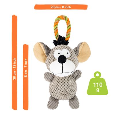 Doglove Hundespielzeug Maus