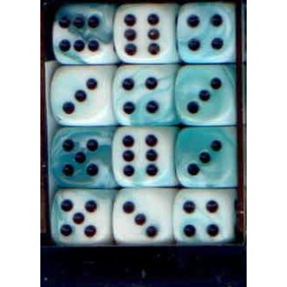 White-Teal w-Black 36xW6 (Gemini)