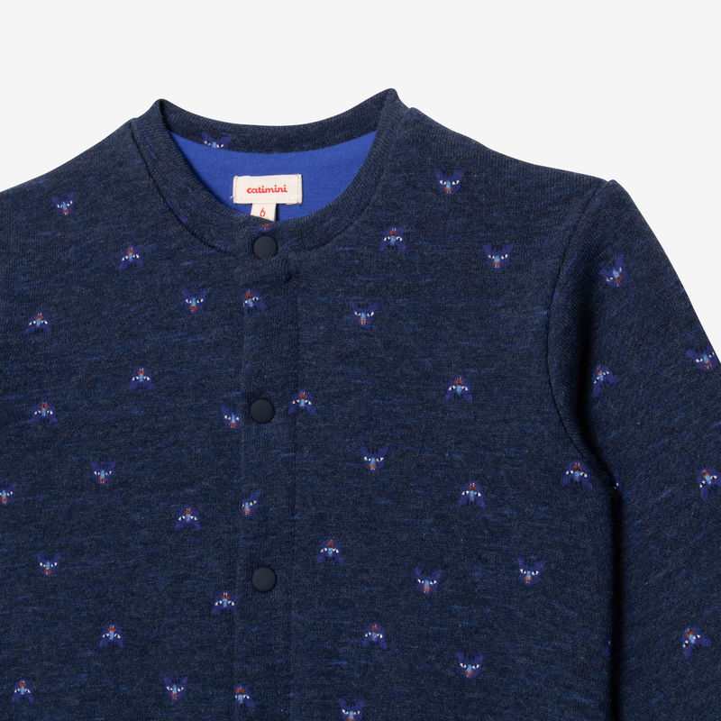 Combinaison bébé garçon micro tigres bleu Catimini