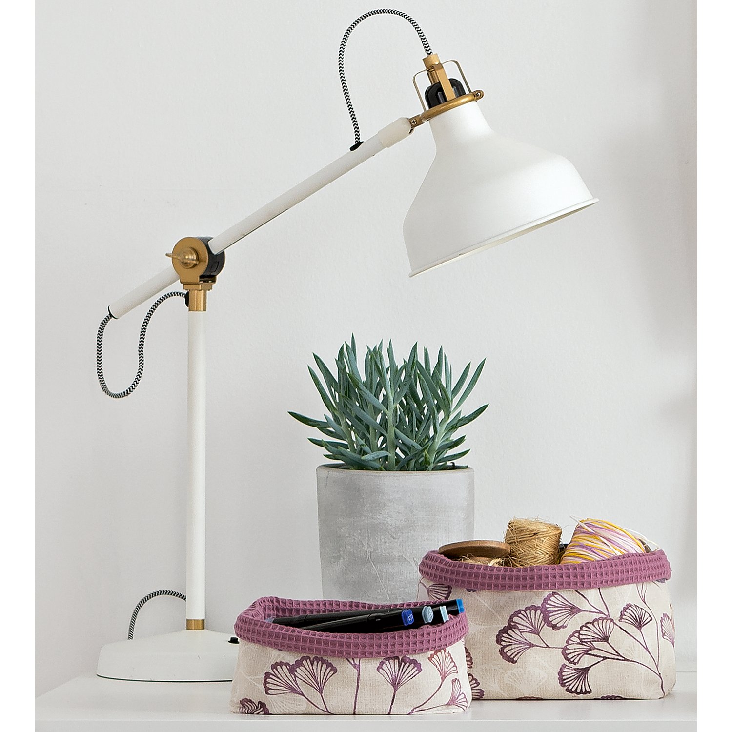 Waffelpiqué, lavendel