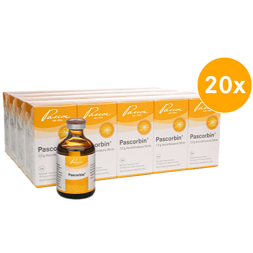 PASCORBIN Injektionslösung Injektionsflasche  20X50 ml  Injektionslösung