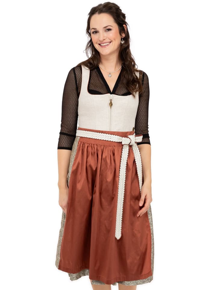 MarJo Midi Dirndl RINCHNACH in taupe günstig kaufen