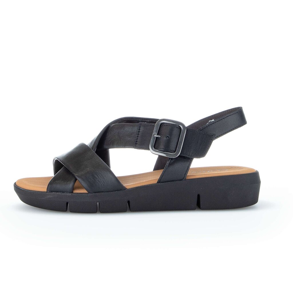 Gabor fashion Plateau Sandale schwarz