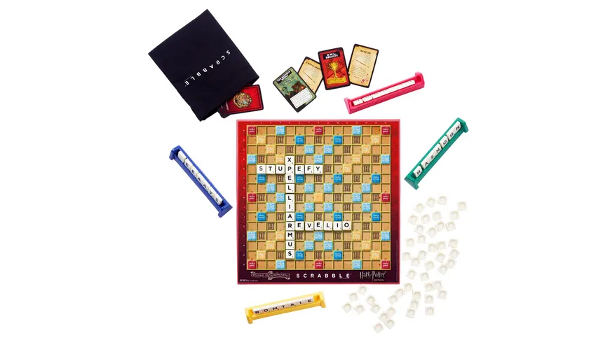 Mattel Games Scrabble Harry Potter, Gesellschaftsspiel, Brettspiel, Familienspiel