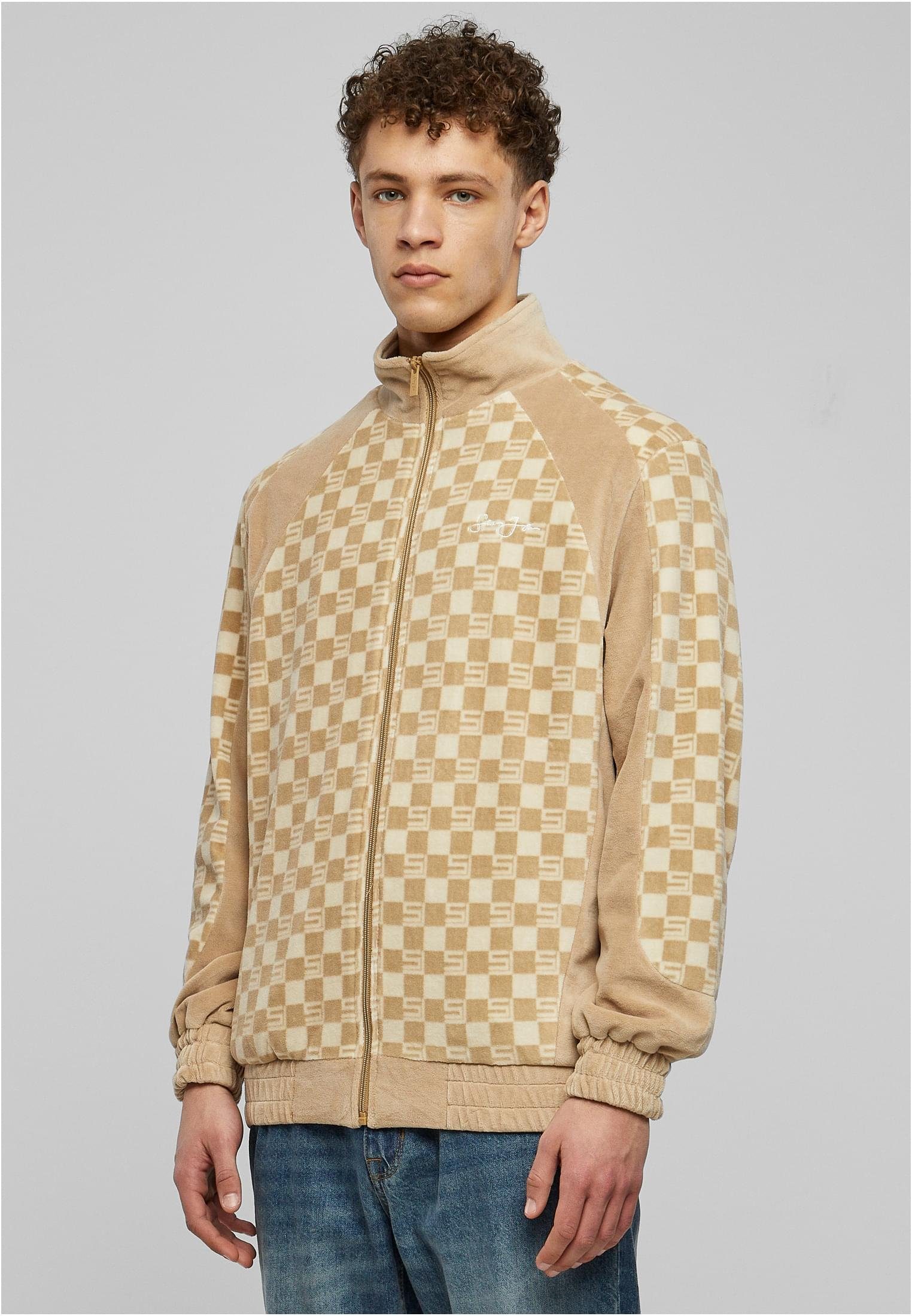 Sean John Trainingsjacke Herren JM224-010-01 SJ Check Velours Trackjacket (1-St)
