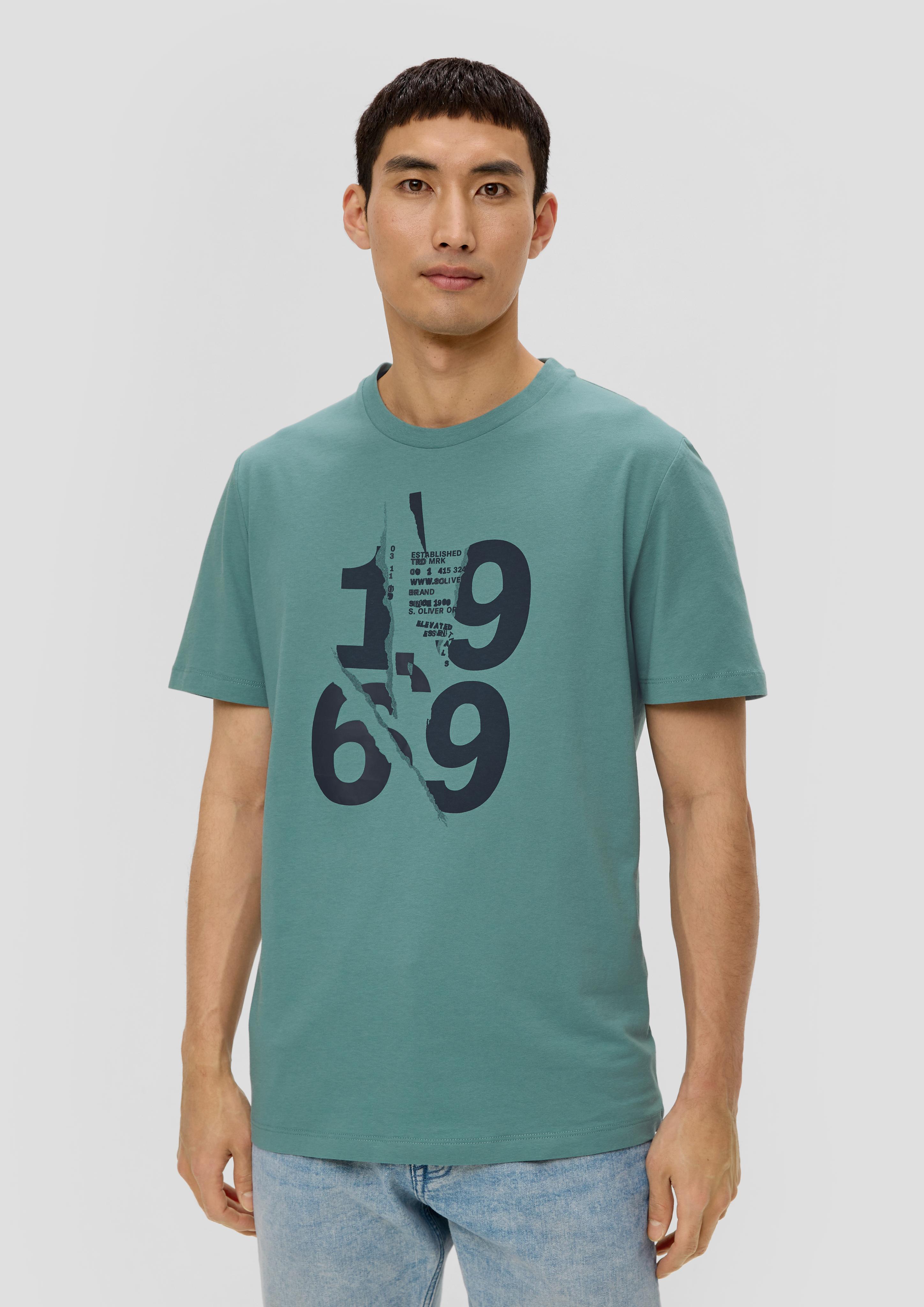 T-Shirt mit Frontprint  2138638-65D2