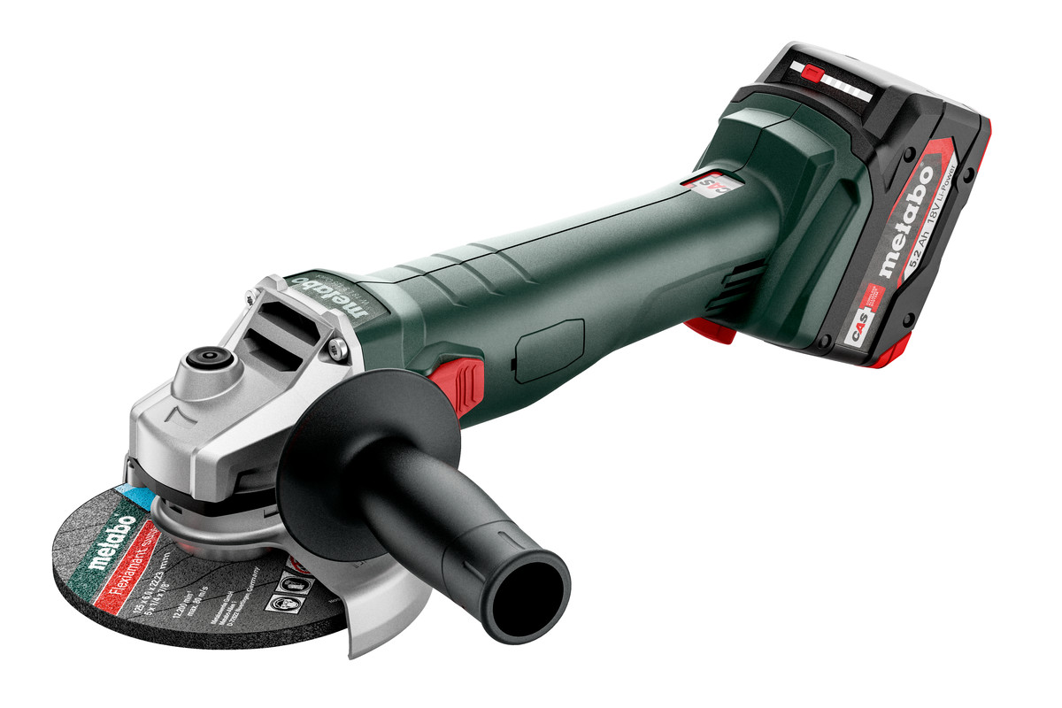 Metabo 602249650 W 18 L 9-125 Γωνιακός μύλος 125 mm 18V 5,2 Ah Li-Ion