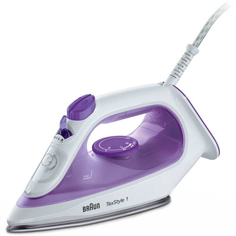 Braun Dampfbügeleisen SI 1080 VI TexStyle 1 - Dampfbügeleisen - violett, 2000 W