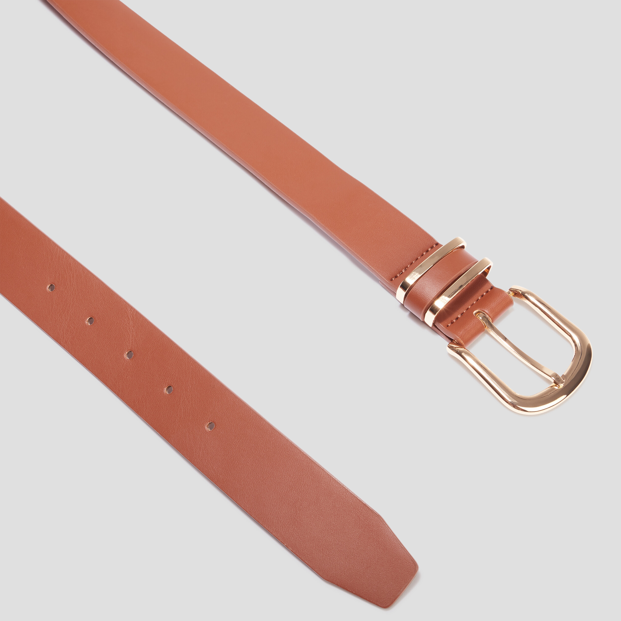 Ceinture avec boucle marron femme | La Halle