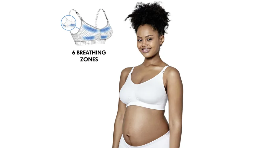 Medela Keep Cool™ Ultra Komfort Schwangerschafts- und Still-BH, weiß, Gr. M weiß