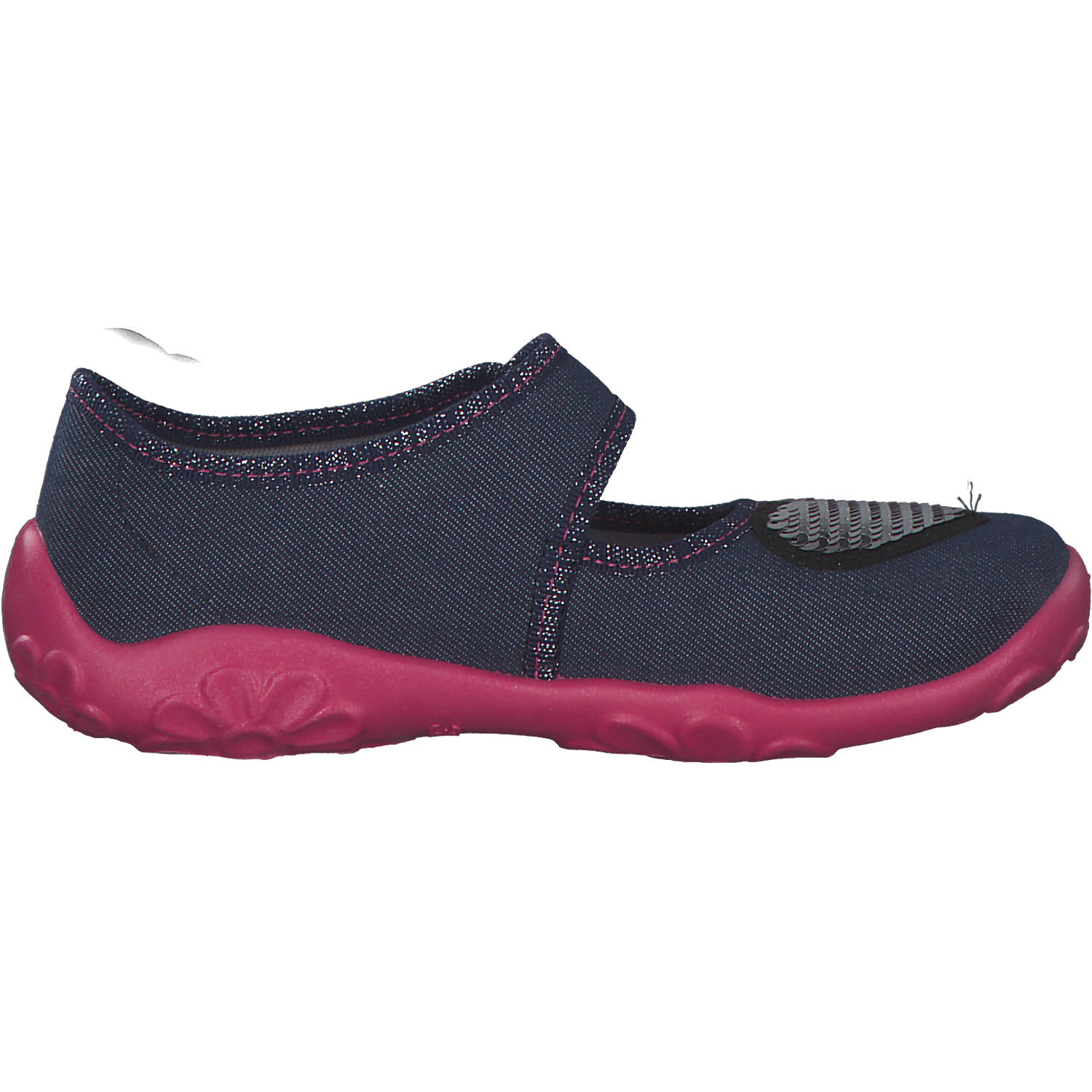 Superfit BONNY 00280, Hausschuhe, Kinder, Blau (Herz)