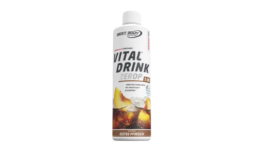 BEST BODY VitalDrink Getränkekonzentrat Eistee Pfirsich 500 ml