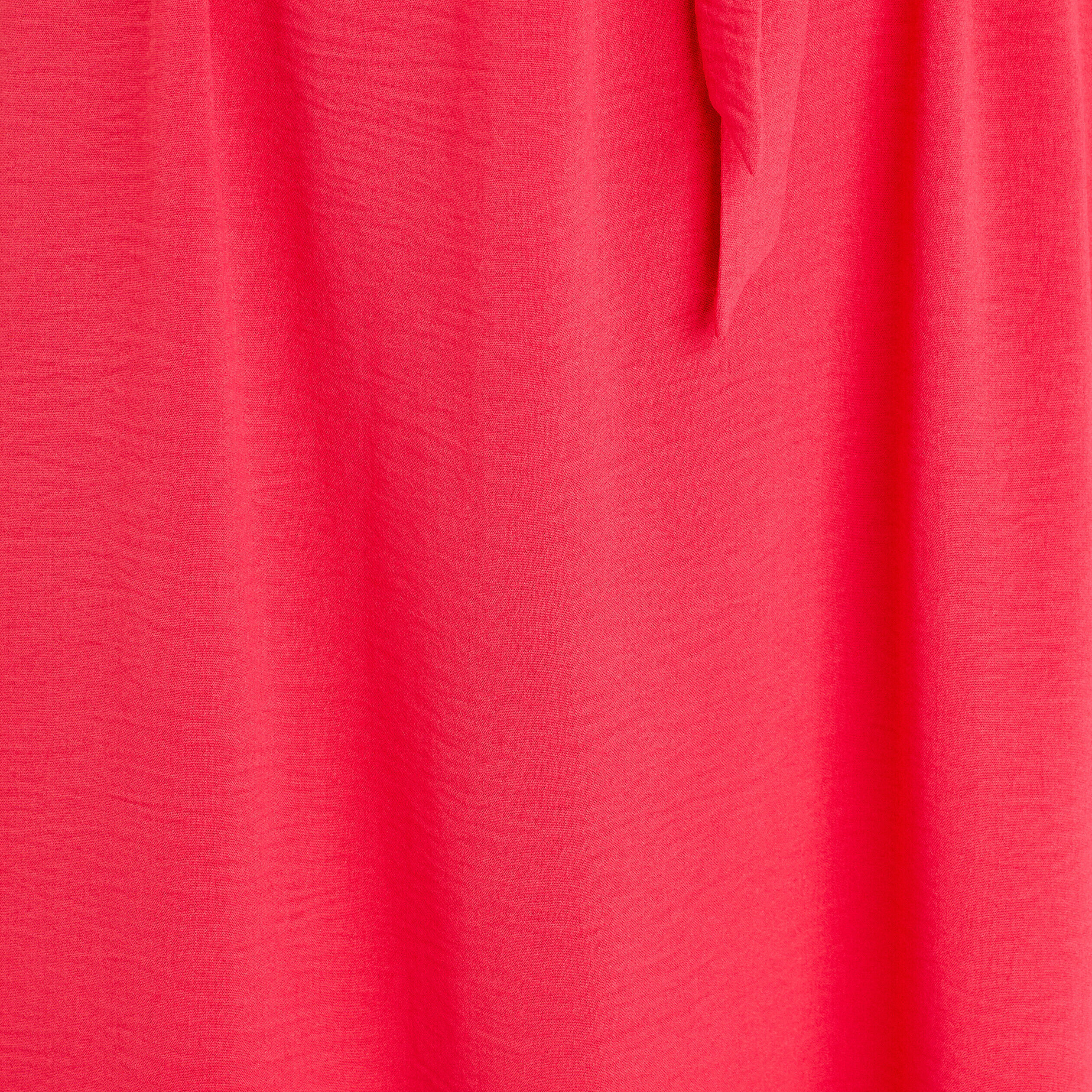 Robe longue droite drapée rose vif femme | Cache Cache