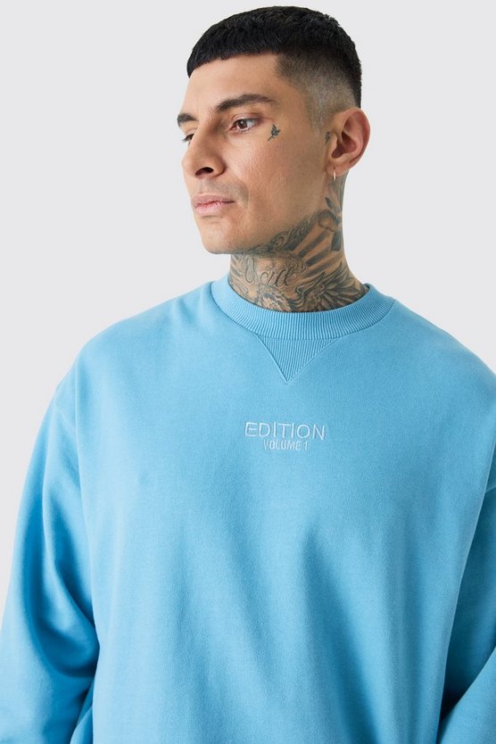 Tall Oversize Sweatshirt mit Edition-Print