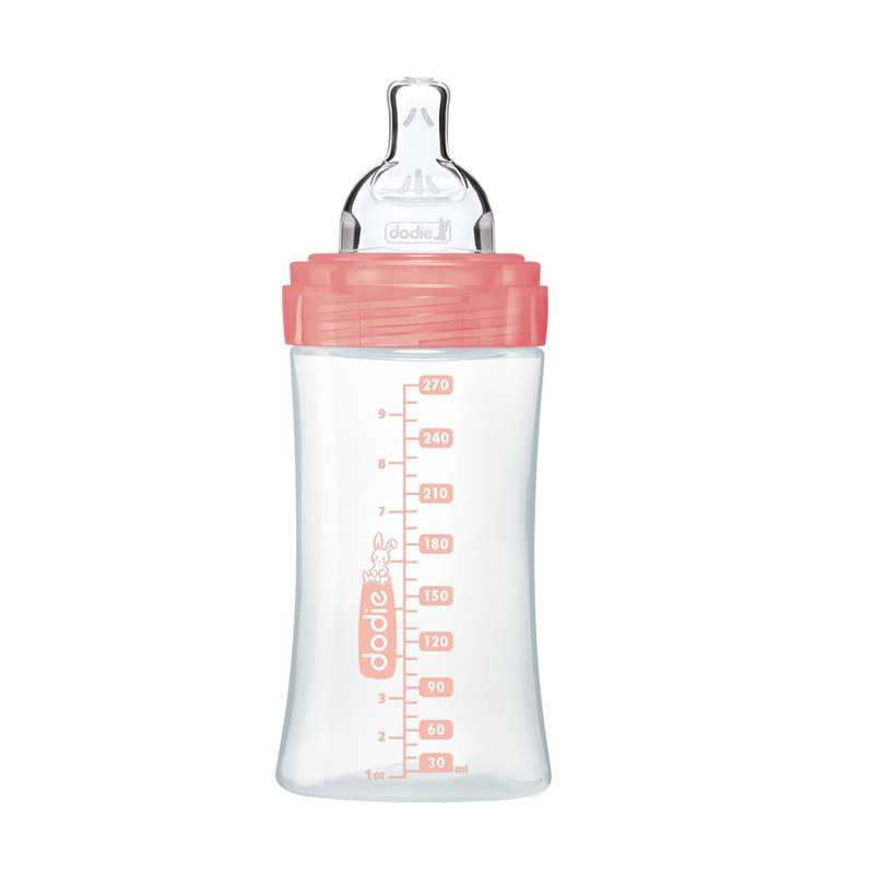 Lot de 2 biberons 0-6 mois anti colique 270 ml Dodie