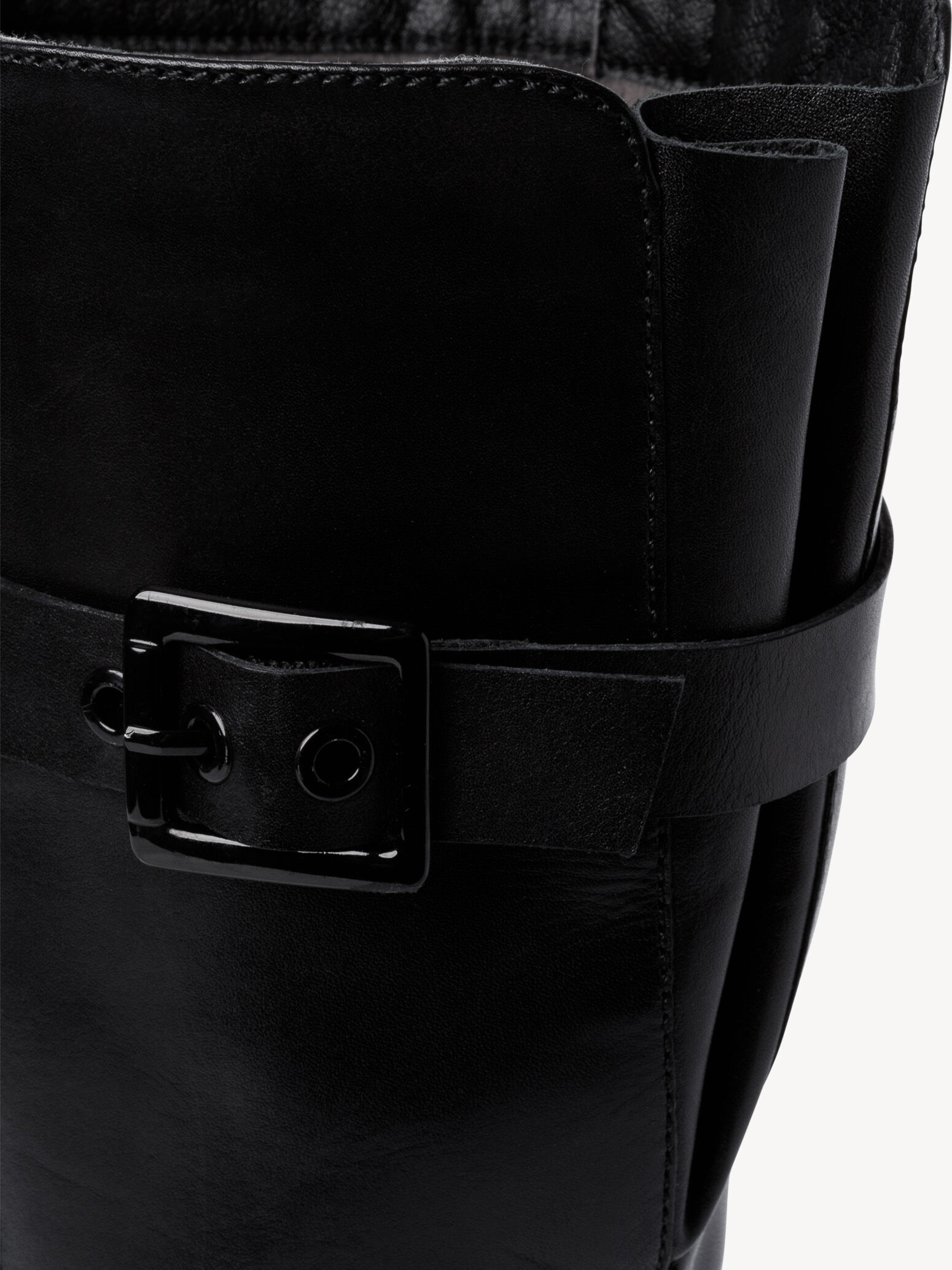Bottes en cuir - noir