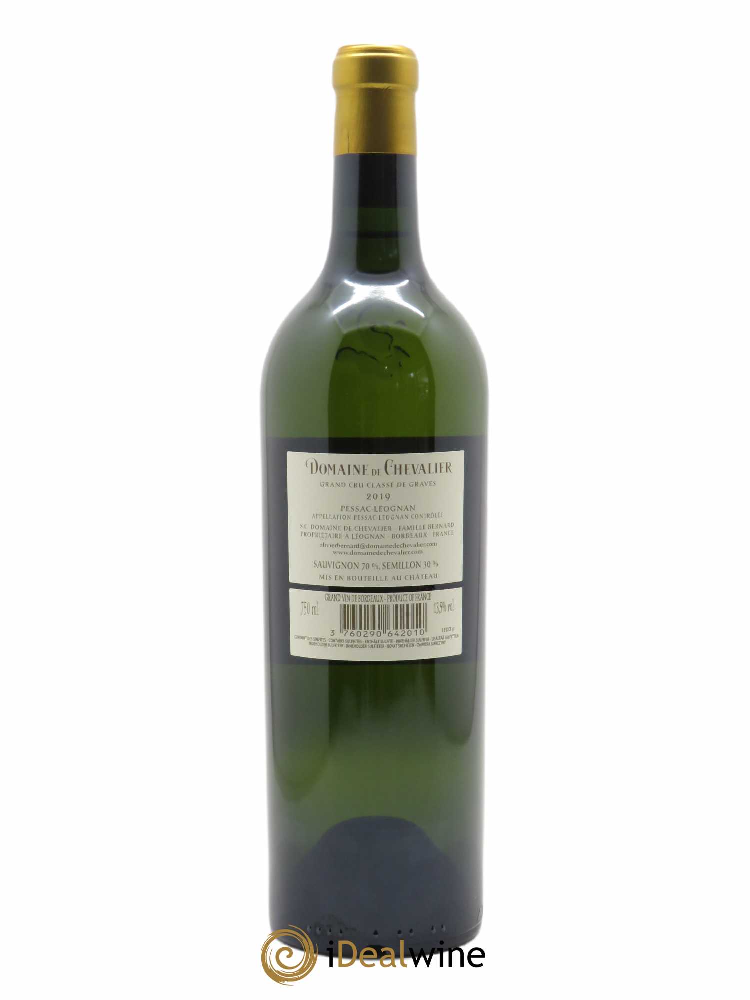 Domaine de Chevalier Cru Classé de Graves (CBO à partir de 6 bts) 2019 - Lot de 1 Bouteille
