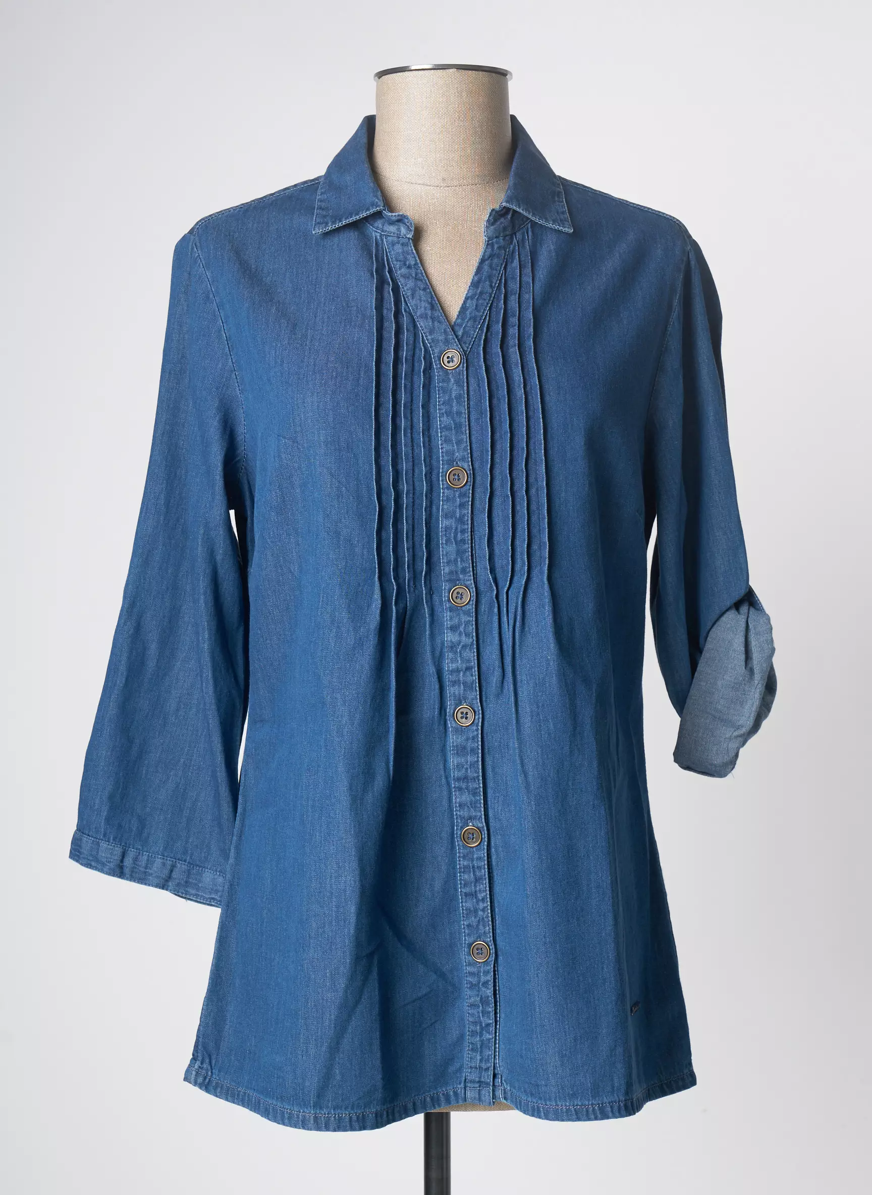 Agathe   Louise Chemisiers Femme couleur bleu