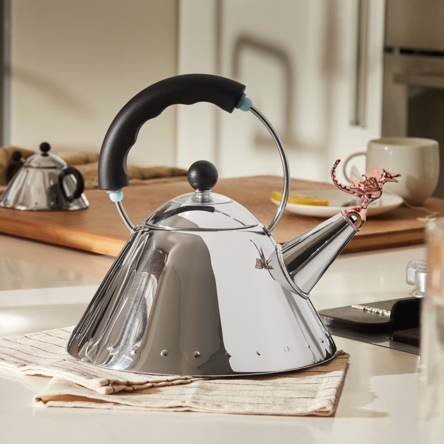 Alessi Wasserkessel Michael Graves 9093 Tea Rex Kupfer, (1-tlg)