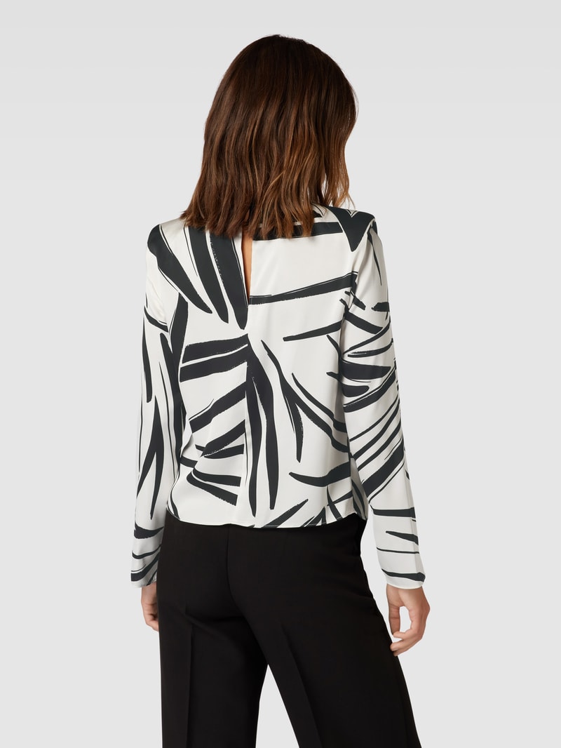 Bluse mit Turtleneck Modell 'DELFINA' in offwhite