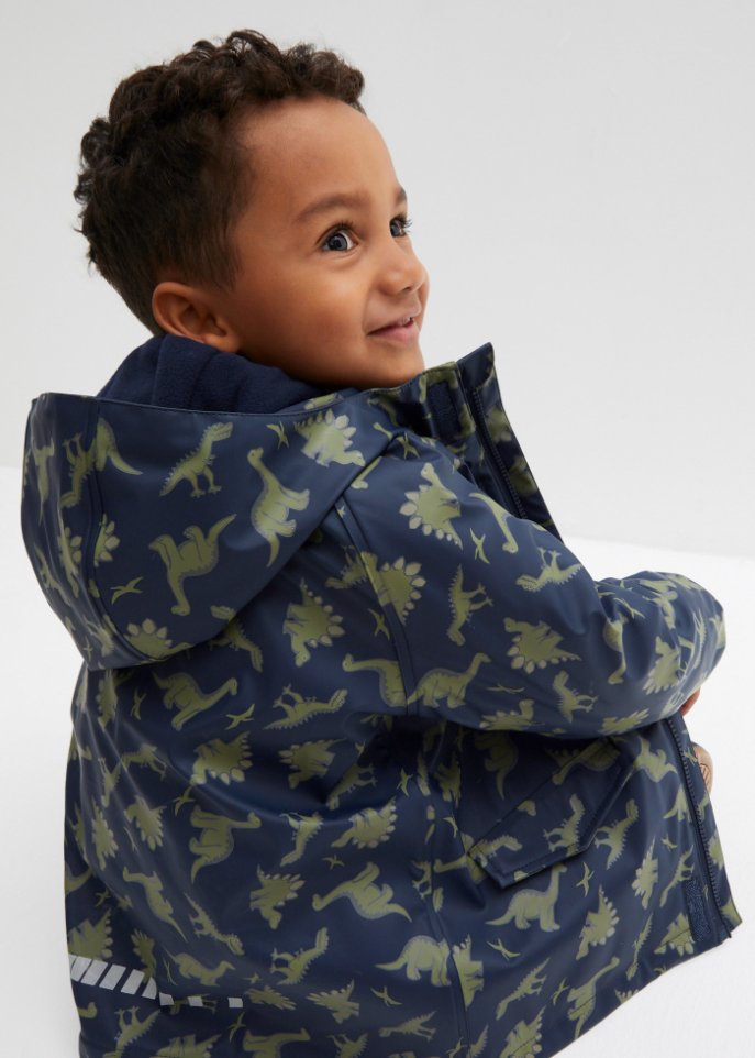 Kinder Thermo Regenjacke mit Dinoprint