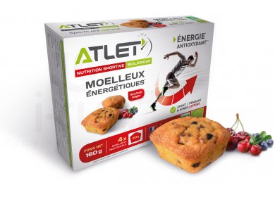 Atlet Étui de 4 Moelleux Énergétique - Fruits Rouges