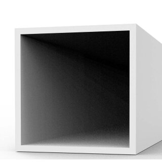 Styrene Strip - Square Hollow tube 6.00 x 350mm (0,7mm) (2)