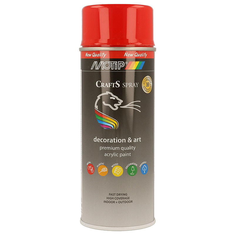 Crafts Spraymaling 400ml Rød RAL3020 hg Crafts