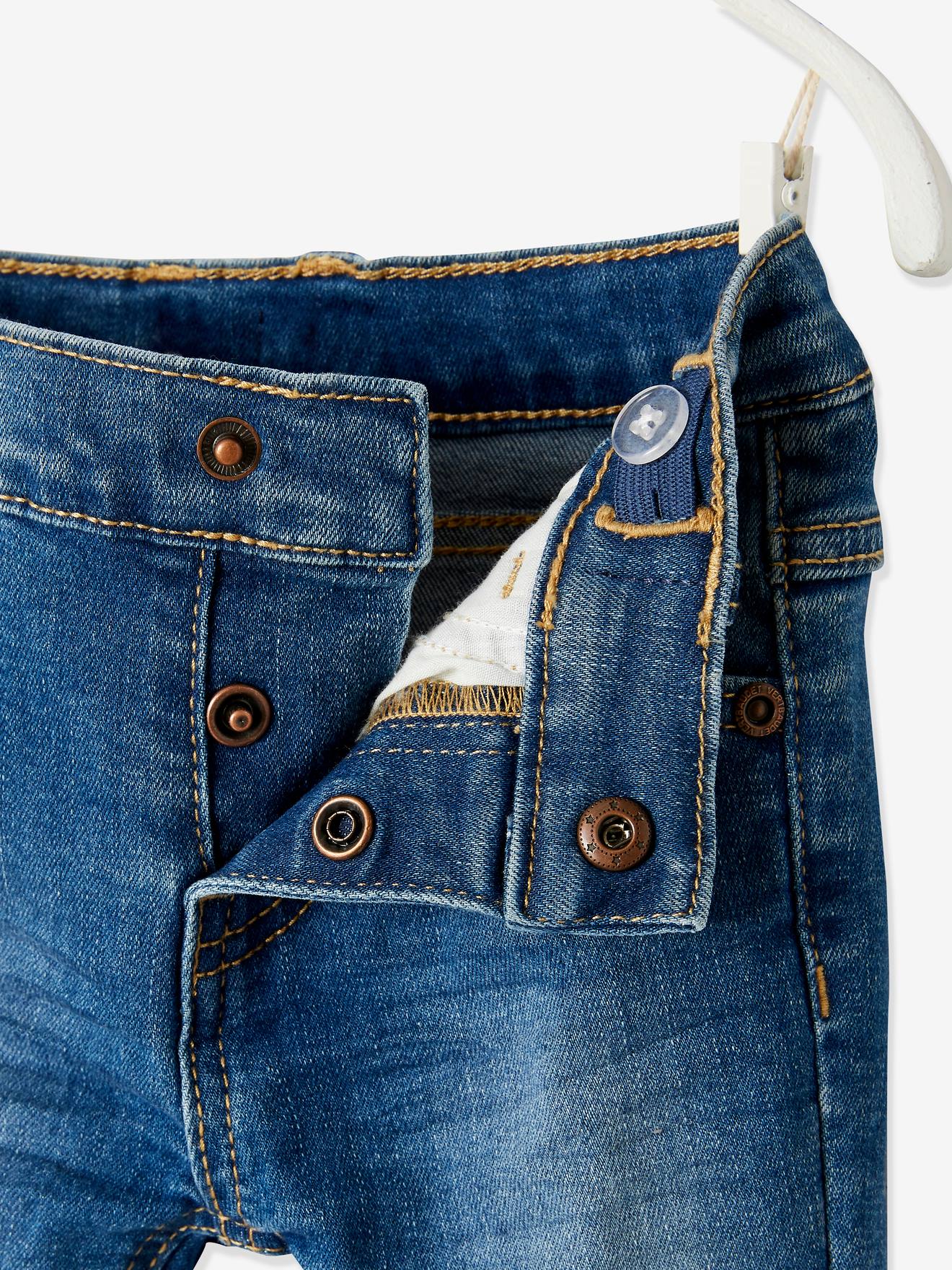 Jean bébé garçon coupe droite BASICS stone