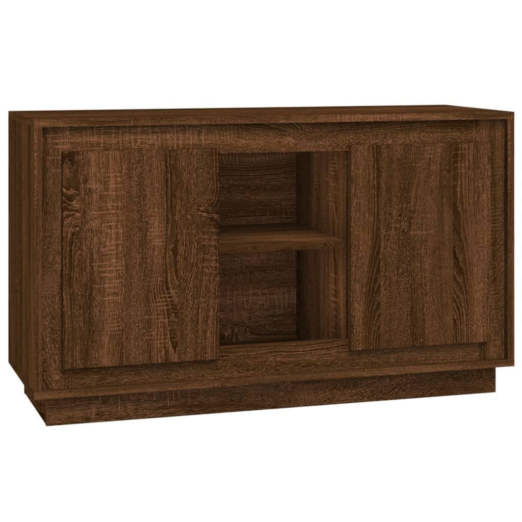 vidaXL Sideboard Sideboard Braun Eichen-Optik 102x35x60 cm Holzwerkstoff (1 St)