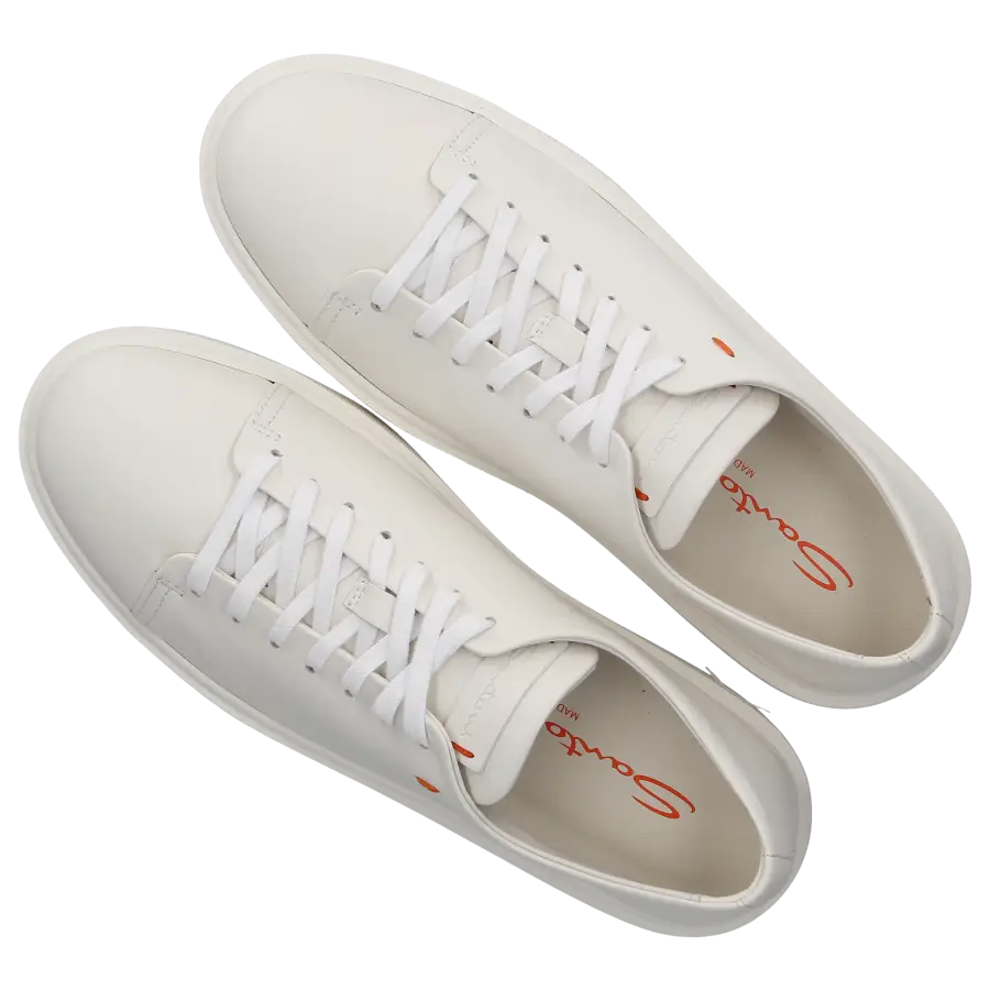 Santoni - Sneaker low 60994 Nappaleder - weiß