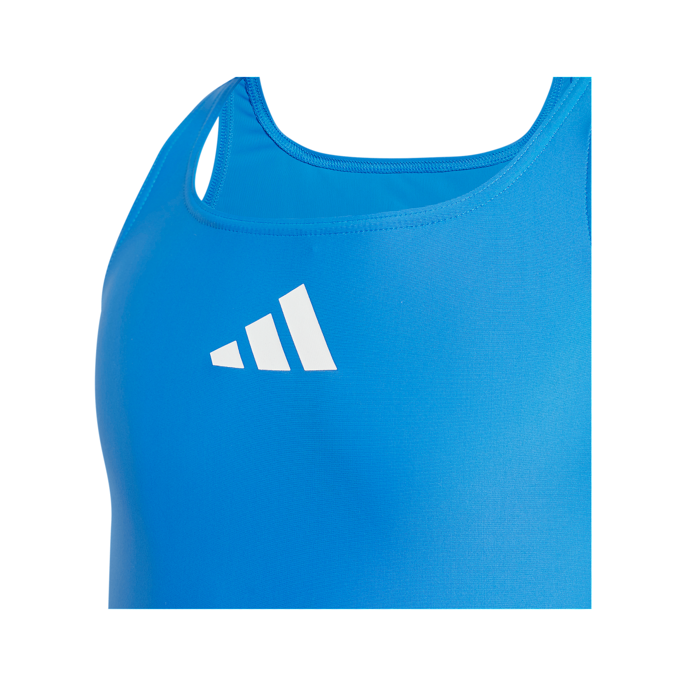 adidas 3 Bars Solid Swim Anzug Kids Blau