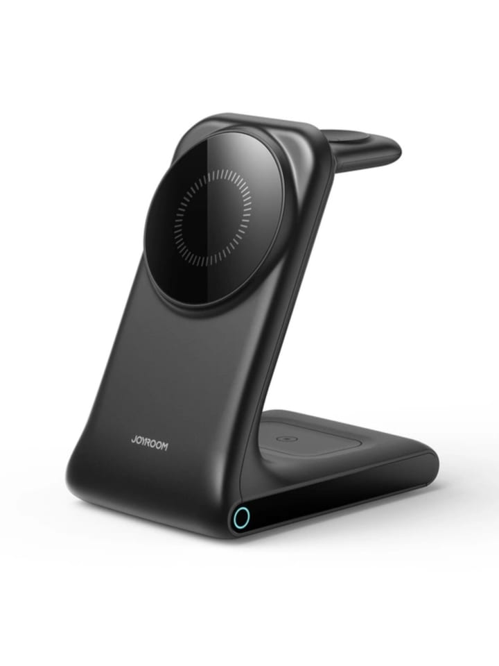 COFI 1453 Joyroom JR-W15 Wireless Charger 3-in-1 Ladestation  MagSafe - Schwarz in Schwarz günstig kaufen onesize